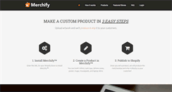 Desktop Screenshot of merchify.com